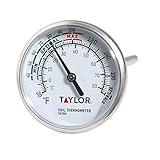 Taylor Soil Testing Thermometer, Gardening Tool for Plant Care, Gardening, Lawn, Farm, Outdoor Use, 4" Inch Stem