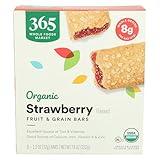 365 by Whole Foods Market, Organic Strawberry Cereal Bar 6 Count, 7.8 Ounce