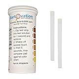 Peracetic Acid Test Strips, Extra High-Level, 0-3000 ppm [Vial of 50 Strips]