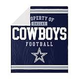 FOCO Dallas Cowboys NFL Team Property Of Sherpa Fleece Blanket