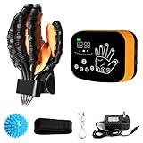 Rehabilitation Robot Gloves,Hand Exercisers For Therapy, Hempiplegia Stroke Paralysis Arthriti Patient Physical Reabilitech (Left Hand -M)