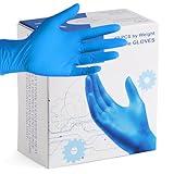 PEIPU Nitrile Disposable Gloves(Small, 50-Pack)，Powder Free, Cleaning Service Gloves, Latex Free