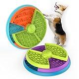 Slow Feeder Dog Bowl 3 Layers, Reduces Boredom and Anxiety Dog Food Puzzle Feeder, Non-Slip Interactive Dog Puzzle Game for Small/Medium/Larger Dogs (2pcs)