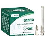 100Pack 27Ga 1.5 inch Needle Luer Lock Lab Dispensing Accessories for Measuring,Refilling Inks