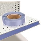 130Ft Shelf Strips Retail Clear Plastic Tags Shelf Label Holders Price Tag Retail Shelf Price Labels Decorative Gondola Shelf Vinyl Insert Ticket Channel Accent Strip for Ticket Channel