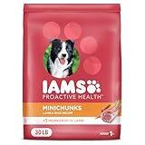IAMS Proactive Health Minichunks Adult Dry Dog Food with Lamb & Rice, 30 lb. Bag