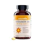 NatureWise Vitamin D3 2000iu (50 mcg) Healthy Muscle Function, and Immune Support, Non-GMO, Gluten Free in Cold-Pressed Olive Oil, Packaging Vary ( Mini Softgel), 360 Count(Pack of 1)