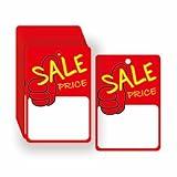 100 Pack Sale Price Tags,2x3 Inch Retail Labels,Price and Sales Business Store Signs Cardstock