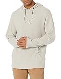 Amazon Essentials Men's Long-Sleeve Slub Thermal Pullover Hoodie (Previously Goodthreads), Oatmeal Heather, Large Tall