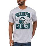 Junk Food Clothing x NFL - Philadelphia Eagles - Team Helmet - Unisex Adult Short Sleeve Fan T-Shirt for Men and Women - Size Medium