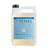 MRS. MEYER'S CLEAN DAY Liquid Dish Soap Refill, Biodegradable Formula, Rain Water, 48 fl. oz