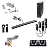 Nintendo Wii Console, Black Premium Bundle (Renewed)