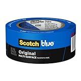 ScotchBlue Original Multi-Surface Painters Tape, 2 Inch Wide (1.88 In. x 60 Yds), 1 Roll Blue Paint Tape Protects Surfaces & Removes Easily, Masking Tape for Indoor and Outdoor Use (2090-48NC)