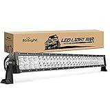 Nilight LED Light Bar 32 Inch 180W 12600LM Spot Flood Combo Driving Lamp Roof Bumper Off Road Lights LED Work Light Pods for Van Camper Wagon Car Pickup Golf Cart ATV UTV SUV Truck Boat 4x4