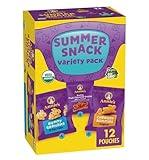 Annie's Sweet and Salty Snack Variety Pack, Cheddar Bunnies, Bunny Grahams and Bunny Fruit Flavored Snacks, Organic Kids Snacks, 12 Pouches, 10.8 oz