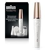 Braun Face Epilator Facespa Pro 911, Facial Hair Removal for Women, Hair Removal Device, 3-in-1 Epilating, Cleansing Brush and Skin Toning with 3 extras