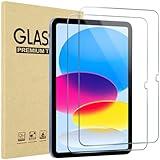 ProCase 2 Pack Screen Protector for iPad 10th Generation 2022 A2696/A2757/A2777 10.9 Inch, Tempered Glass Film Guard for iPad 10 -Clear