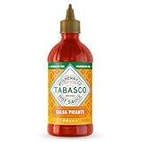 TABASCO Brand Salsa Picante, Vibrant & Mild Hot Sauce, Easy-to-Squeeze Bottle, Thicker Mexican Style with Authentic Peppers, Garlic & Spices, Great on Tacos & More, 8.6 Fl Oz (Pack of 1)