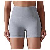 JEUROT Workout Shorts for Women Maternity Biker Shorts Pregnancy Yoga Workout Activewear Women's Short Pants Slip Short for Under Dresses Sexy Clothes (Grey, M)