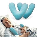 2 PCS Underarm Pillows for Sweat Absorption & Ventilation - Premium Beans Cotton Armpit Pillows, Keep Axillary Dry & Breathable for Post-Surgery Recovery, Long-Term Bed Rest & Elderly Care (Blue)