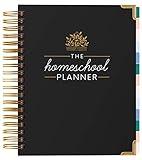 The Homeschool Planner: Beautiful and Undated with Monthly Tabs | To Do List, Goals, Meal Planning & Academic Tools | Homeschooling, Distance Learning & Family Organizer | Gold Spiral