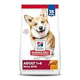 Hill's Science Diet Adult 1-6, Adult 1-6 Premium Nutrition, Small Kibble, Dry Dog Food, Chicken & Barley, 15 lb Bag