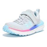 Under Armour Girls' Pre School Assert 10 Alternate Closure, (015) Halo Gray/Stream/Stream, 12, US