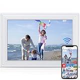 Frameo 5G WiFi Digital Photo Frame, 10.1" Digital Picture Frame with Auto-Rotate, 1280x800 IPS Touch Screen, Easy Setup to Share Photos or Videos Instantly via Frameo App from Anywhere