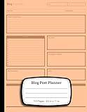 Blog Post Planner: Organize Your Blogging Empire, Ignite Creativity, and Streamline Your Path to Success!