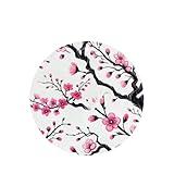 6pcs Car Air Fresheners Cards Japanese Cherry Spring Bloom,Car Aromatherapy Tablets For Car,Home,Office,Wardrobe Shoe Cabinet