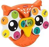 Fisher-Price Preschool Learning Toy Spin ‘n Rhyme Fidget Spinner, Owl-Themed Early Reading Activity for Kids Ages 3+ Years