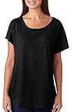 Next Level Ladies' Triblend Dolman M VINTAGE BLACK