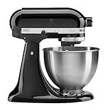 KitchenAid Classic Series 4.5 Quart Tilt-Head Stand Mixer K45SS, Onyx Black