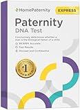 HomePaternity Express DNA Paternity Testing for Child and Father, Next-Day Results, Over 99.999% Confidence, All Fees Included, Includes Overnight Return Shipping to Lab