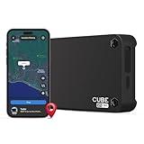 Cube GPS Tracker for Vehicles – Magnetic GPS Car Tracker, Real Time Worldwide Location Geo-Fencing, Hidden Tracking Device for Fleet Assets, Truck, Auto, Trailer, 1 Year Battery, Subscription Required