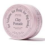 Firsthand Supply Clay Pomade - Clean & Non-toxic Hair Care Ingredients - Long Lasting & Easy to Restyle - 3oz (88ml)