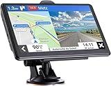 GPS Navigation for Car （7 Inch） ，USA Edition 2025 (Free Lifetime Updates) Turn-by-Turn Voice and Lane Guidance, Speed and Red Light Warning