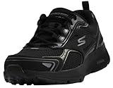 Skechers mens Go Run Consistent - Performance Running & Walking Shoe Sneaker, Black/Charcoal, 8.5 US