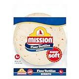 Mission Burrito Flour Tortillas, Large Size, 8 Count, Trans Fat Free