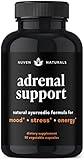 Adrenal Support - Cortisol Manager & Adrenal Support Supplements with Ashwagandha Extract, Rhodiola Rosea, Holy Basil to Support Stress, Fatigue & Energy | Adaptogens for Daily Support | 60 Capsules