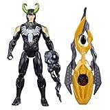 Avengers Marvel VenomVersus Epic World of Action Venomized Loki Figure with Battle Gear Accessories, 4-Inch Super Hero Toys for Kids Ages 4+