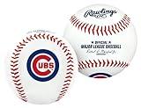 Rawlings MLB Chicago Cubs Team Logo Baseball, White, 1