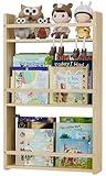 Kids Bookshelf, Wall Mount 3-Tier Book Shelf Organizer for Books and Toys, Toy Storage Kids Wall Bookshelf in Bedroom, Living Room and Nursery. (Natural Color, 3 Tier)