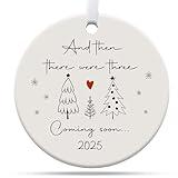 Expecting Baby Ornament 2025, Pregnancy Announcement for Husband Grandparents Family Aunt, Gifts for Expecting Parents Expecting Parents to Be Unique Gifts 2025