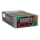 HERSHEY'S Milk Chocolate Holiday Candy, Bulk, Christmas, 1.55 oz Bars (36 Count)