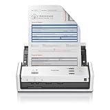 Brother ADS-1300 Compact Desktop Scanner | Scan Speeds of Up to 30ppm | Single Pass Double-Sided Scanning