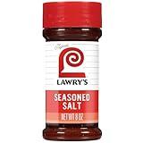 Lawry’s Seasoned Salt, No MSG Added, Kosher Certified, Staple, Versatile, All-Purpose Seasoning to Shake on Beef, Pork, or Poultry, 8 oz