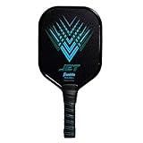 Franklin Sports Pickleball Paddle - Jet Aluminum Paddle - Official USA Pickleball (USAPA) Approved - 8mm Aluminum Core Racket - Great for Beginners - Blue