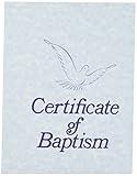 Certificate-Baptism w/Envelope (6 Pack)