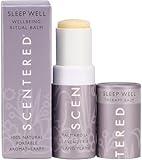 Scentered Aromatherapy Balm Stick - Sleep Well Lavender Essential Oil Roll On to Help Sleep - All Natural Sleep Aid with Palmrosa & Ylang Ylang - Aromatherapy Gifts for Women - Stocking Stuffer Ideas